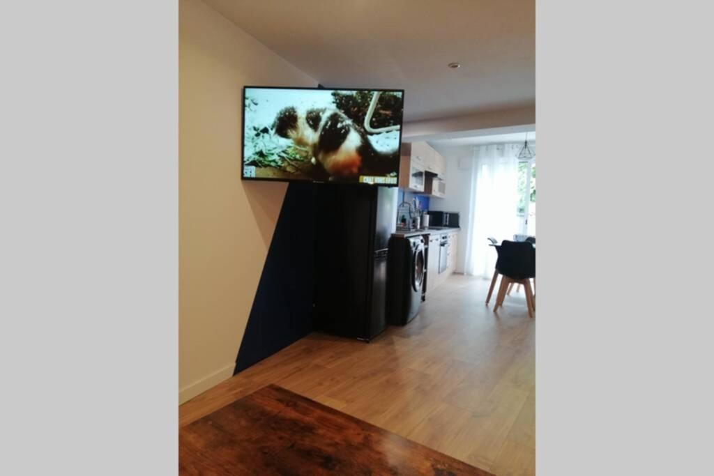 Charmant Appartement Avec Terrasse Pont-de-lʼIsère Exteriér fotografie