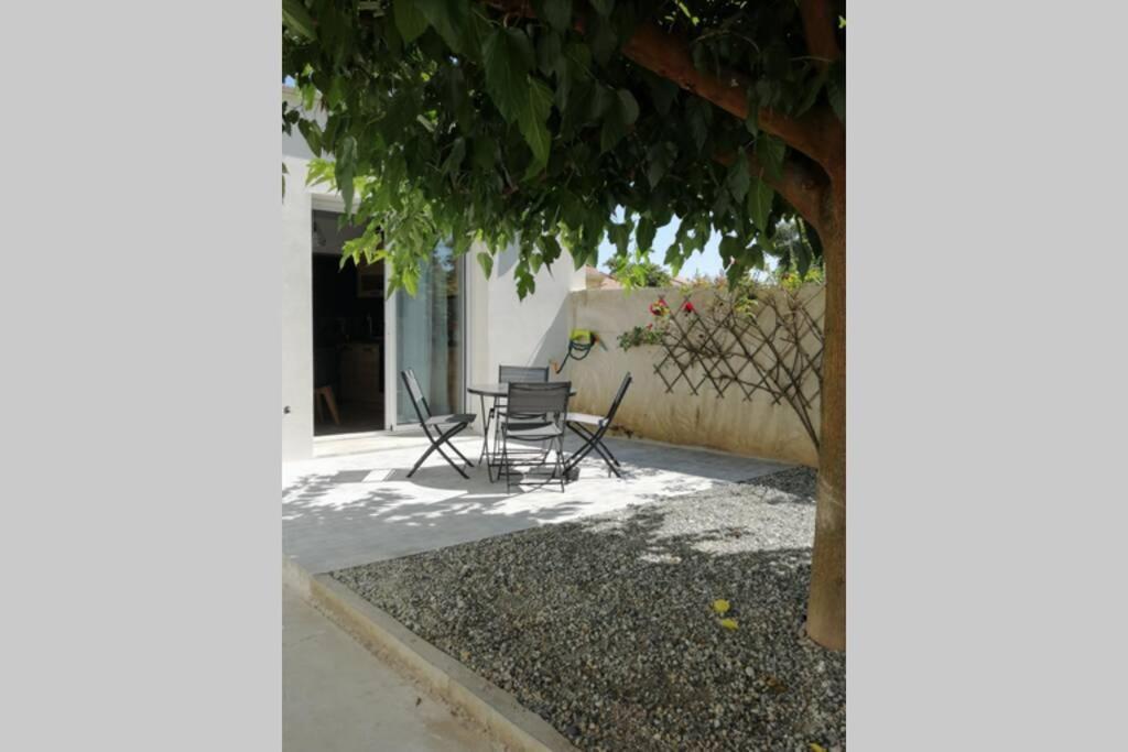 Charmant Appartement Avec Terrasse Pont-de-lʼIsère Exteriér fotografie